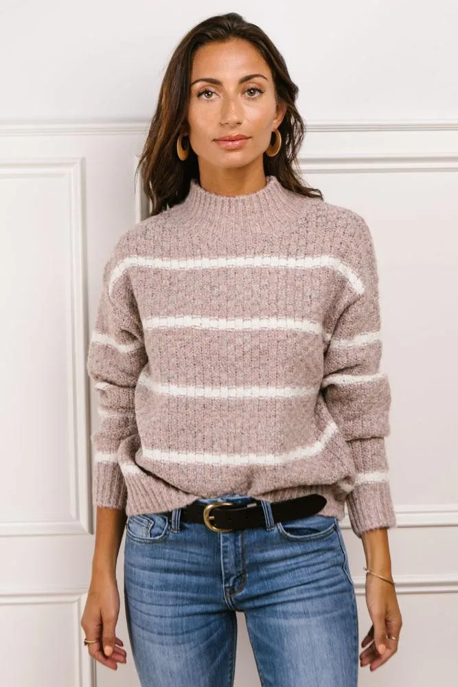 Ashlyn Mock Neck Sweater-FINAL SALE