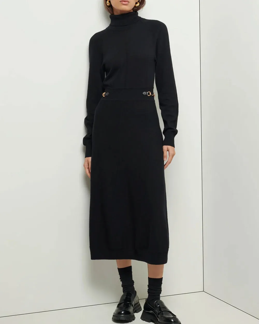 Black Becky Sweater Dress