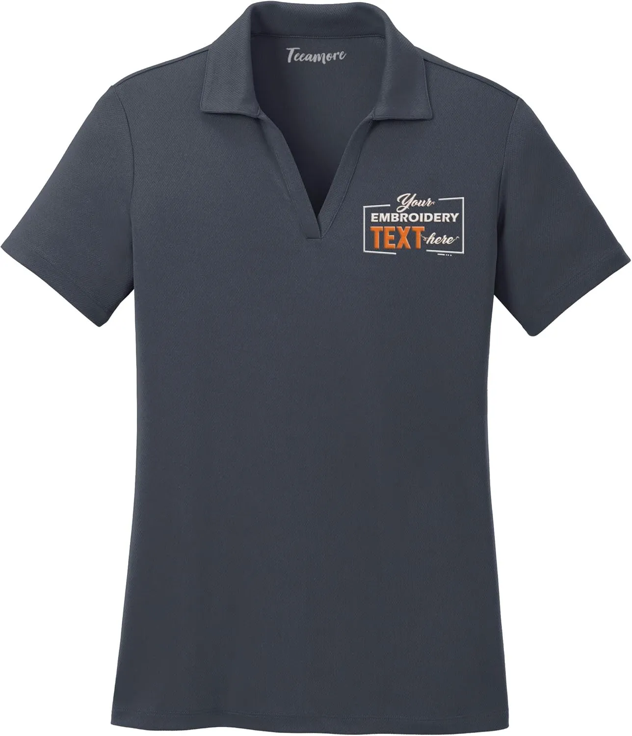 Custom Embroidered Polo Shirts for Women Personalized Embroidery Add Your Text