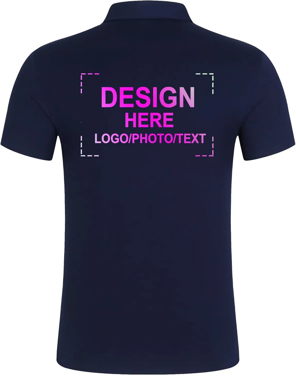 Custom Polo Shirts - Design Your Own Logo, Text, Or Name - Personalized for Men, Women & Kids, Ideal for Golf, Events & Work