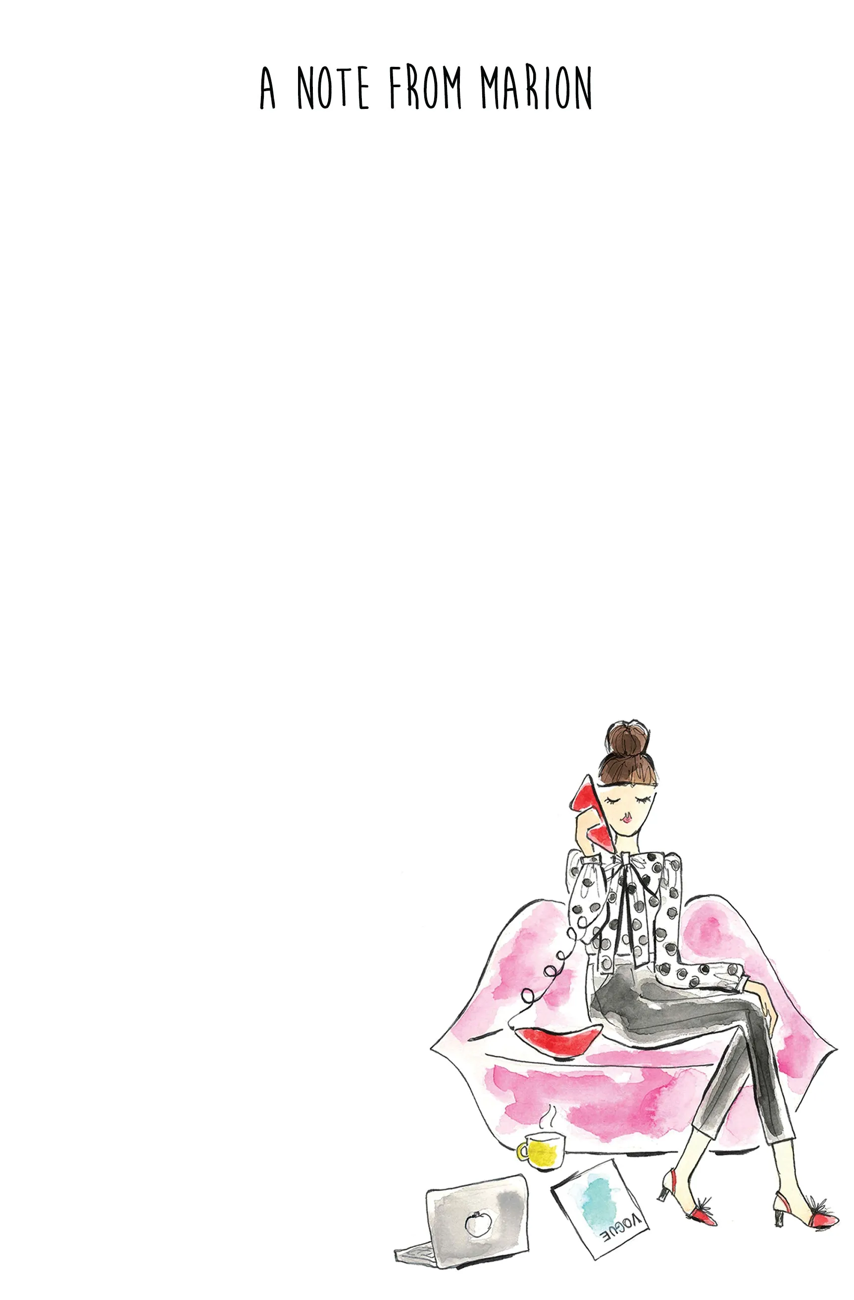Girl Boss Lip Phone   Couch Personalized Notepad