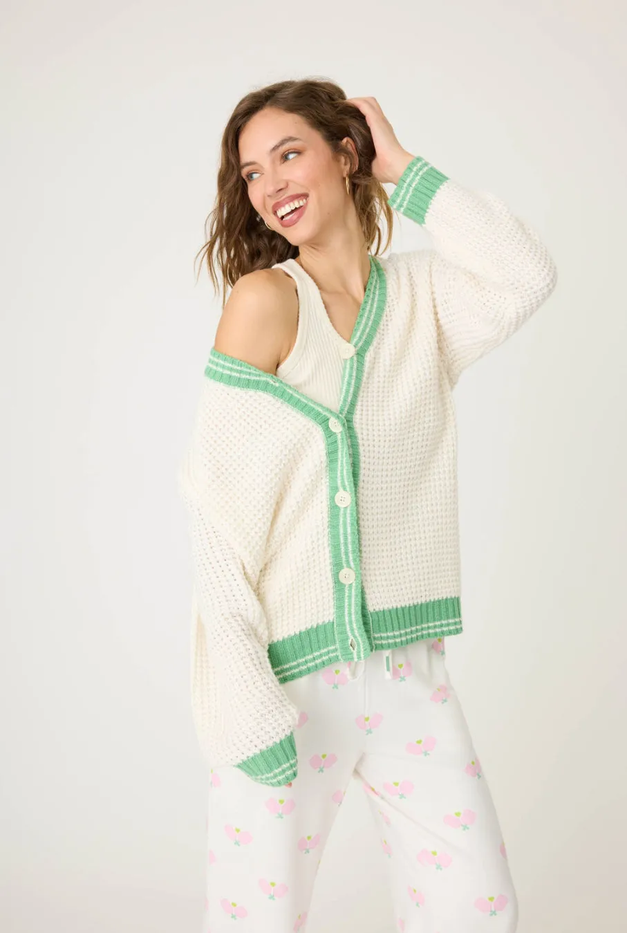 Happy on the Court Cardigan