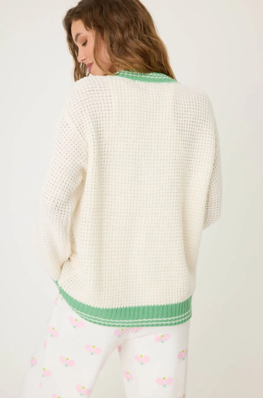 Happy on the Court Cardigan