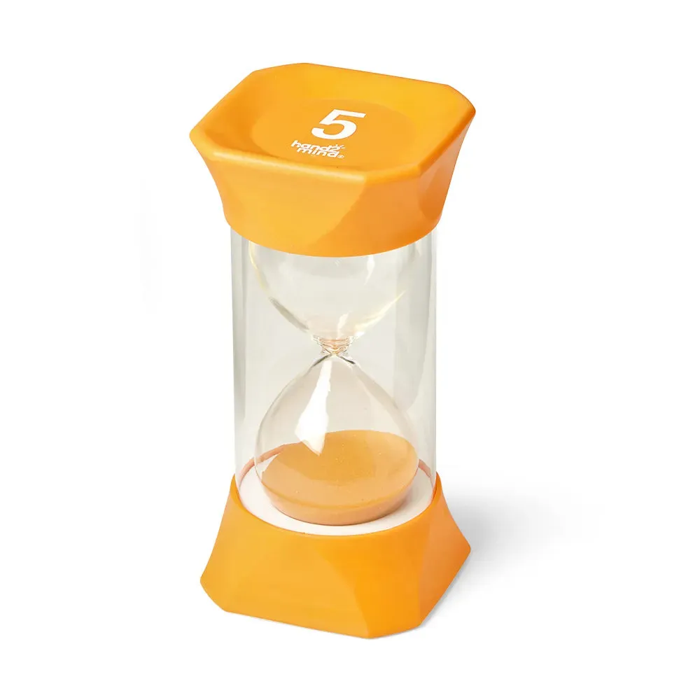 Jumbo Sand Timer Orange:  5 Minute Timer
