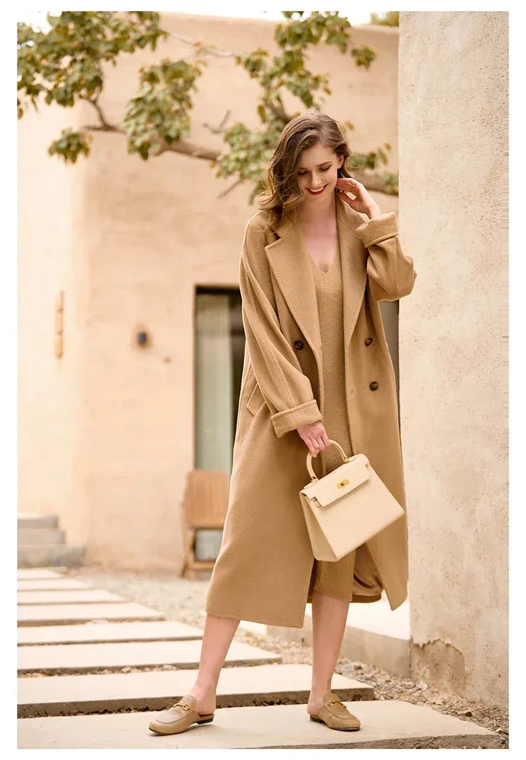 Luxury Cashmere Wool Long Coat