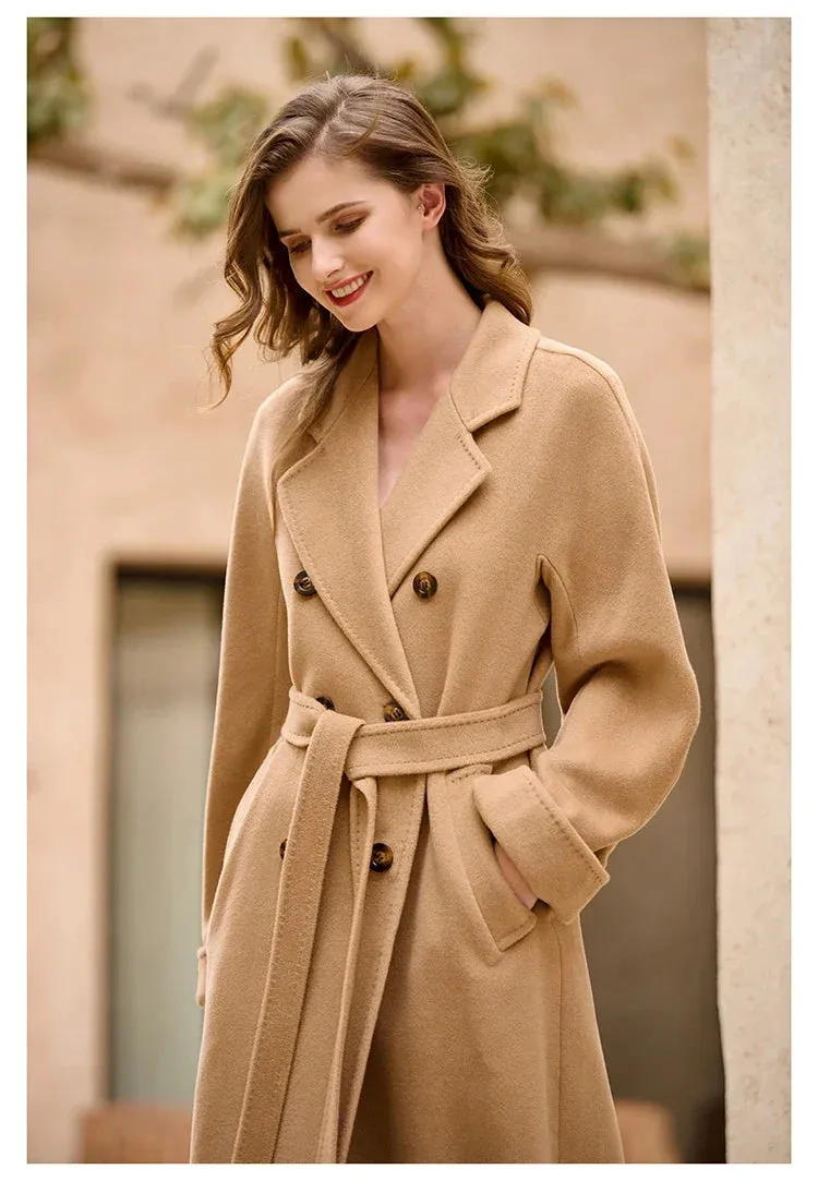 Luxury Cashmere Wool Long Coat