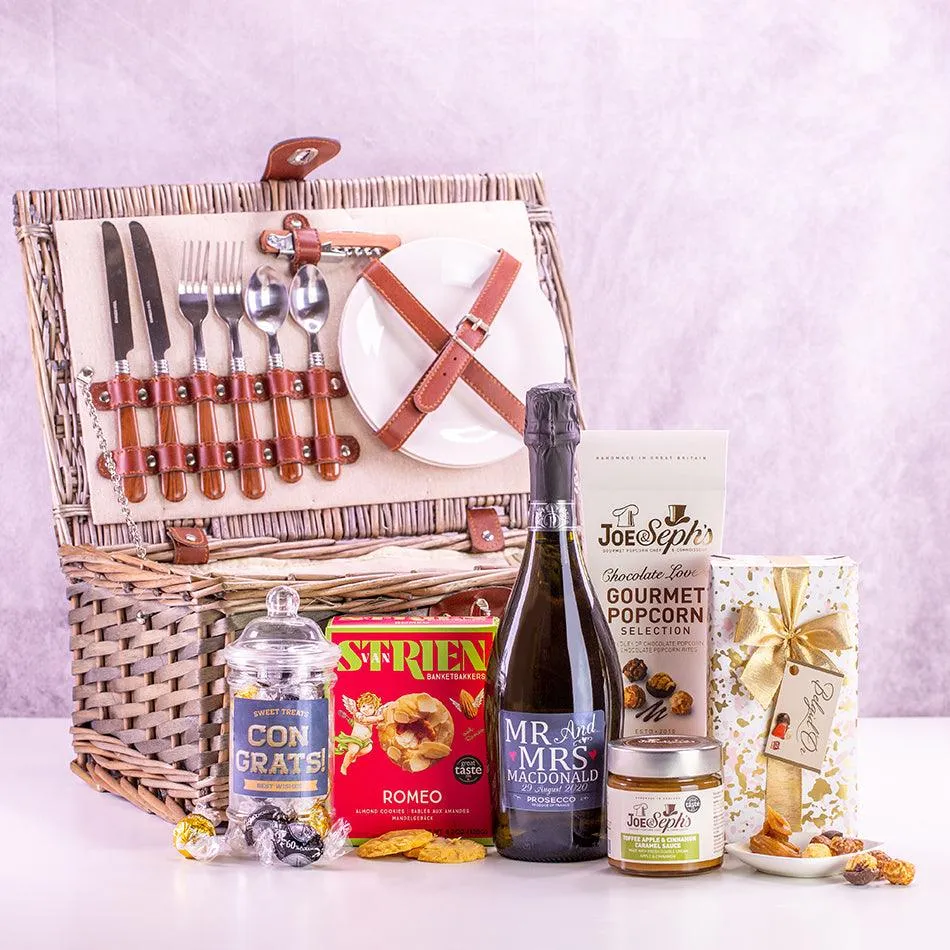 Newlyweds Sweet Surprise Picnic Hamper