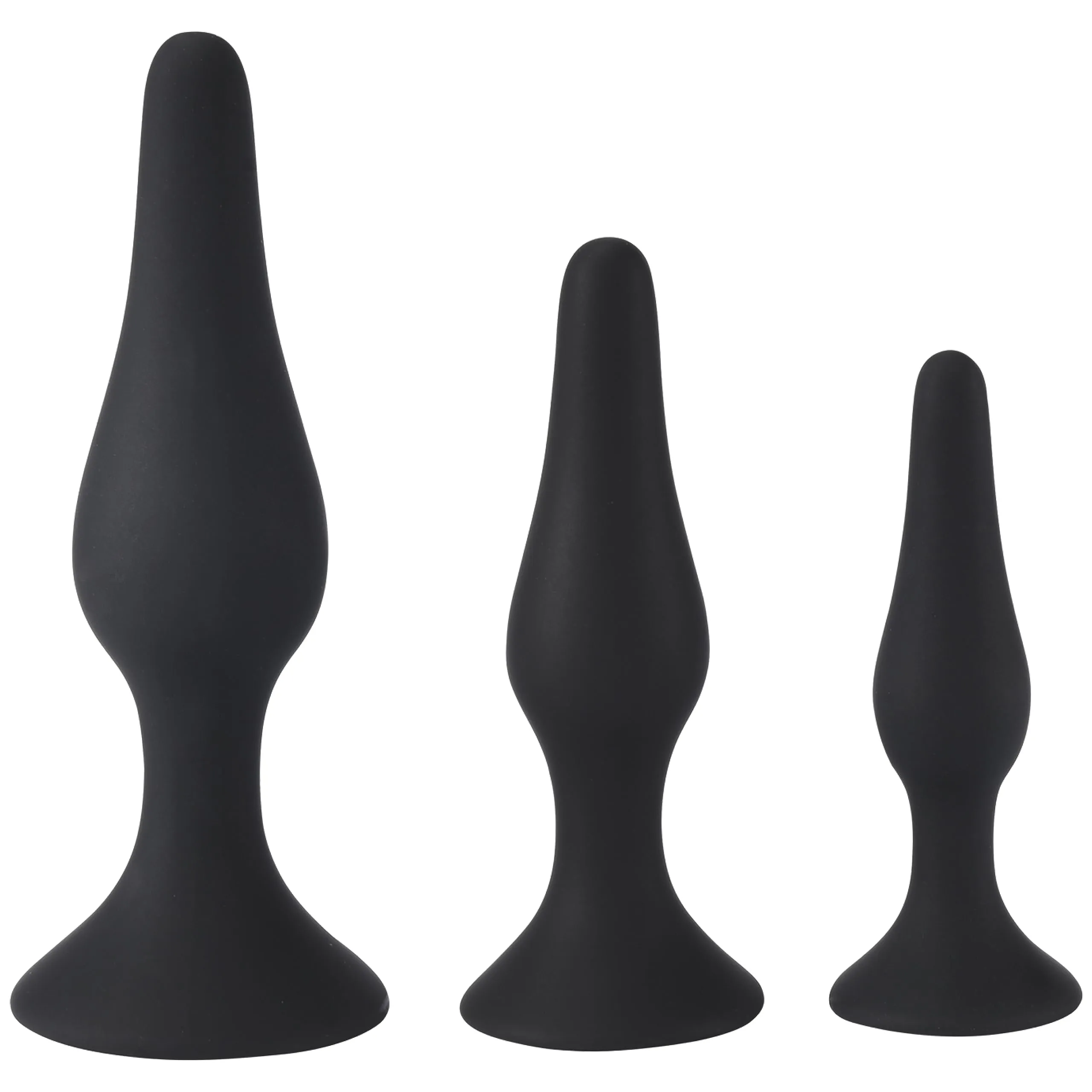 Sweet Vibes - Anal Plug Adult Toy - 3-Pack Butt Plug Training Kit For Beginners